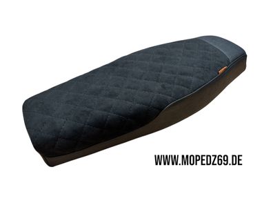 Performance-Tuning Sitzbank mit Alcantara-Sitzfläche für Simson S50, S51, S70 (hoch)