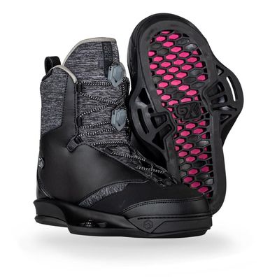 LIQUID FORCE Wake-Bindung Tao 6X black - Größe: 10|12