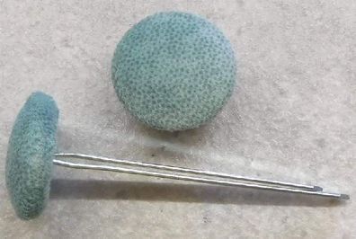 Polsterknöpfe mit Splint Mikrofaser 007 Mint