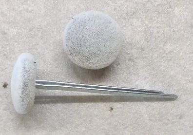 Polsterknöpfe mit Splint Mikrofaser 051 Lichtgrau