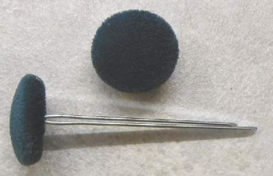 Polsterknöpfe mit Splint Mikrofaser 052 Blaugrün
