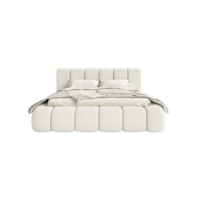 FEDVE Goa Polsterbett Doppelbett mit Bettkasten 120/140/160/180/200x200 cm