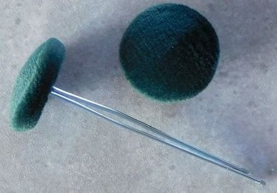 Polsterknöpfe mit Splint Mikrofaser 606 Moos