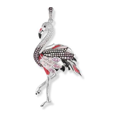 Seinerzeit Schmuck Anhänger Fabio Flamingo Silber SZA-3990-404