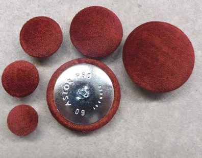 Polsterknöpfe mit Haken Mikrofaser 002 Bordeaux