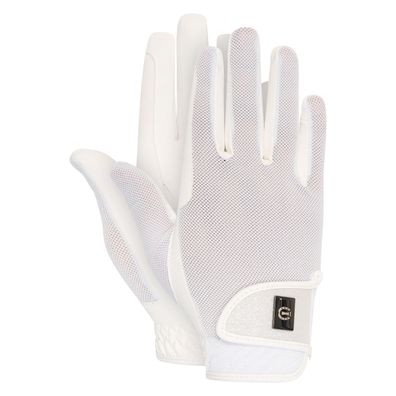 Imperial Riding KIDS Mesh Jersey Reit Handschuhe IRHSummercool white Turnier Kinder