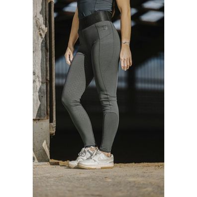 Ekkia Equitheme Damen Reitleggings Je t ´aime Iris black
