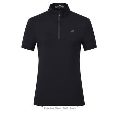 Euro-Star Damen Funktionshirt half Zip Poloshirt ESAlta black