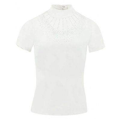 Ekkia Equithème Damen Turniershirt Poloshirt London white