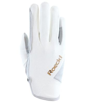 Roeckl Reithandschuhe MARENO weiß ECO Series Sommer Reit Handschuh