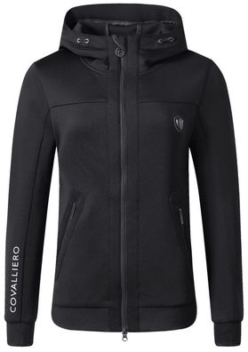Covalliero Hoody Jacke Sweatjacke Damen black FS 2025
