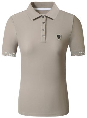 Covalliero Poloshirt Damen beige FS 2025