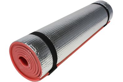 Alu Campingmatte Isomatte Adventure 180 x 50 cm Rot