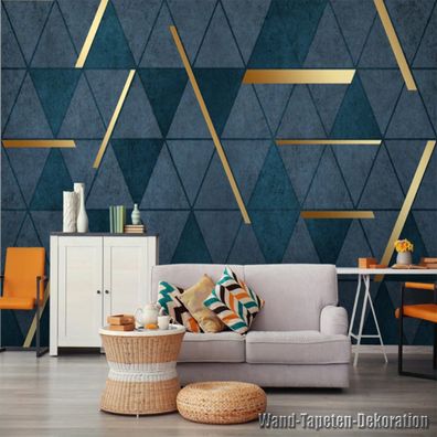 Vlies Fototapete Wandtapete Wandbilder Abstrakte Geometrische Leichte Luxus 9145