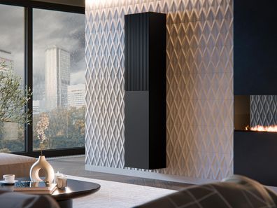 Vitrine Capital 2D Stilvoll Wohnzimmer, Vitrine mit zwei Drehtüren M24