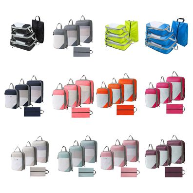KoDise 4 Stück Packing Cubes Kleidertaschen Koffer Organizer