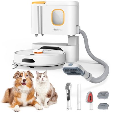 Teendow D20S MAX+ 2in1 6000Pa Roboterstaubsauger & Tierpflegewerkzeug