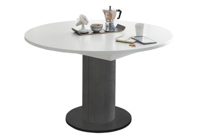 Esstisch Rund ausziehbar Edda 5 110 x 110 x 78 Küchentisch