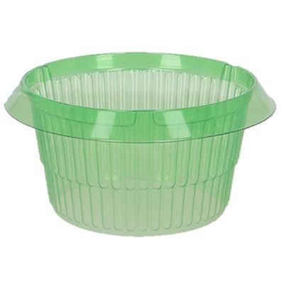 Esschert Design Schneckenkragen Grün transparent im 12er-Pack - Kunststoff