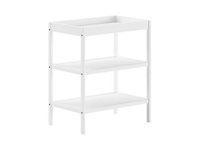 Wickelregal Kara-lynn 79x50x95 Massivholz Buche Weiß