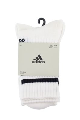 adidas Unisex 3-stripes Cushioned Crew Socken 3er Pack Größe S EU 37-39