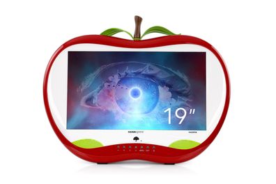 Hannspree HA195 HPR LED Display 18.5 Zoll Flach Matt 1366 x 768 Pixel Apfeldesign