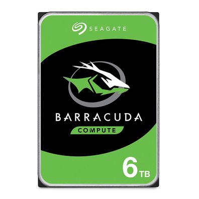 Seagate BarraCuda 6TB Festplatte 3,5' 256MB Cache SATA III 5400rpm ST6000DM003