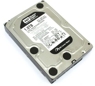 Western Digital Caviar Black 1TB Festplatte 3,5 Zoll SATA-II 7200rpm 32MB Cache WD1