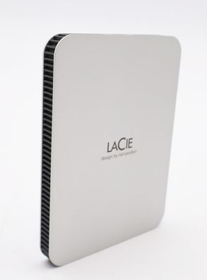 LaCie MOBILE DRIVE V2 Moon 1TB tragbare externe Festplatte, 2.5' silver