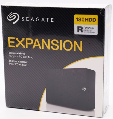 Seagate Expansion Desktop 18TB Externe Festplatte, 3.5 Zoll, USB 3.0