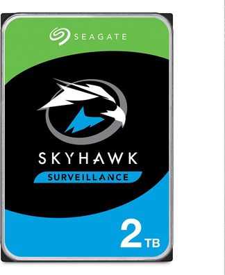Seagate SkyHawk interne HDD 2 TB 3.5 Zoll 64 MB Cache SATA 6Gb/s ST2000VX015