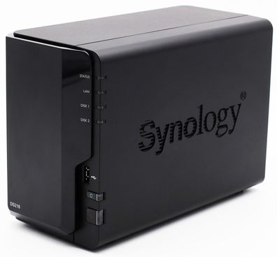 Synology DS218 2-Bay-Desktop-NAS-Gehäuse 2GB DDR4 RAM