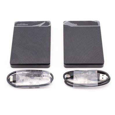 2x externe Festplattengehäuse UnionSine DataPocket HD2510 2.5' USB 3.0