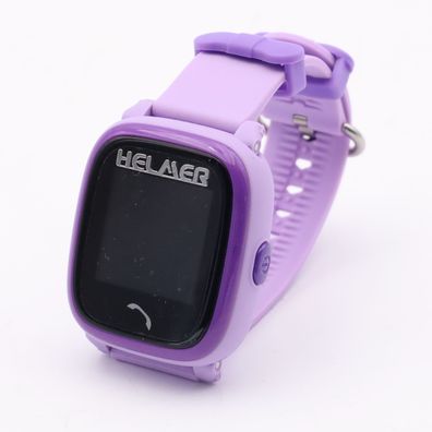 Helmer LK704 Kinder-Smartwatch mit GPS und Ruffunktion Wasserdichtigkeit Lila