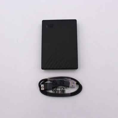 Western Digital WD My Passport externe Festplatte 5 TB 2.5 Zoll, 3.0 USB, schwarz