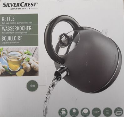 SILVERCREST® Kitchen TOOLS Wasserkocher »SWKC 3000 E3« anthrazit
