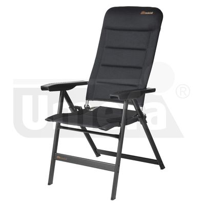 Dukdalf Campingstuhl Brillante, starkes, 3D Mesh Gewebe, schwarz