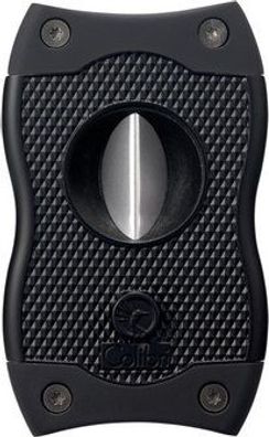 Colibri Zigarrenabschneider SV-Cut schwarz gerader Schnitt 27mm/ Kerbschnitt 24mm