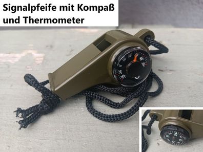 NEU Signalpfeife Storm schwarz Camping Outdoor Survival Notfall Sport Fußball