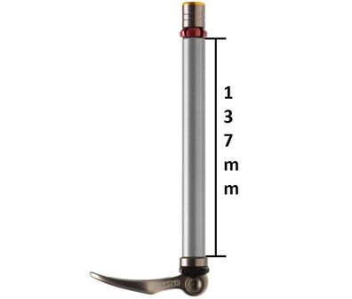 SR Suntour Steckachse Q-LOC 15QLC2 Ø15 mm Einbau 100mm Länge 137mm FKA069-05