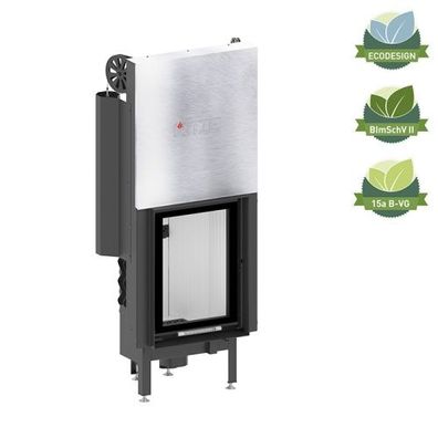 Kaminofen Hitze ALBERO AL11G. VD 11 kW Kaminofeneinsatz Ofen Holzofen Kamin schwarz