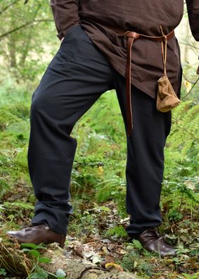 Einfache Mittelalter-Hose Hagen, schwarz