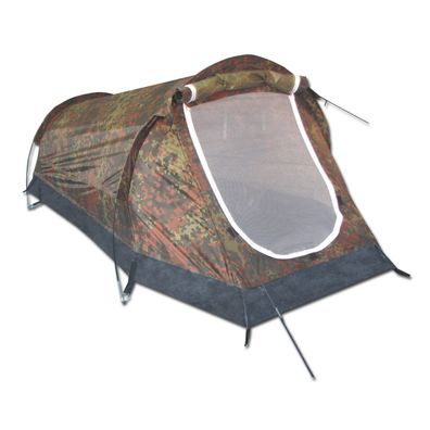 Neu Zelt Schwarzenberg flecktarn für Camping Outdoor Survival Bushcrafting Wald