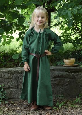 Kinder Mittelalterkleid, Unterkleid Ana, grün