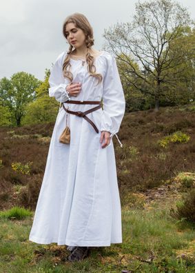 Mittelalterkleid, Unterkleid Ana, weiß