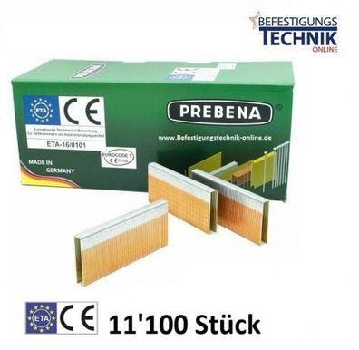 Prebena Klammern Z 38mm CSVHA ETA verzinkt für 5C-Z75 Haubold KG 700 Tjep PZQ KL-57 1