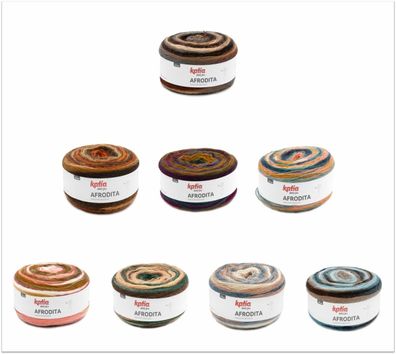 200g Katia Afrodita Farbverlaufsgarn Wolle zum stricken häkeln GP 74,75€/1kg