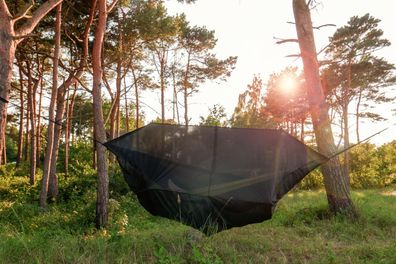 BugNet Black - 360° Moskitonetz für Hängematten