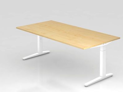 Büro Schreibtisch Stehtisch höhenverstellbar 200x100 cm Modell XB2E