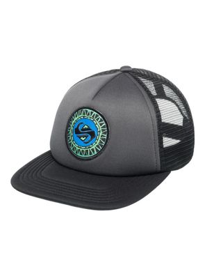 Quiksilver Kids Snapback Trucker Cap Slab Scratch dark shadow